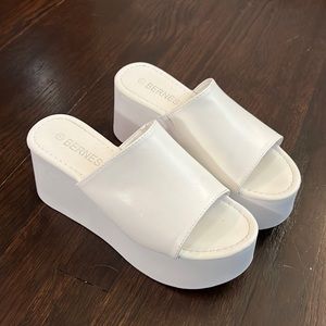 White Platform Sandals